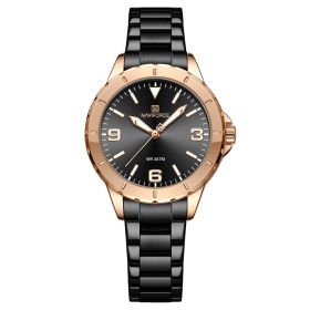 Steel Band Watch Is Fashionable And Waterproof (Color: Color2)