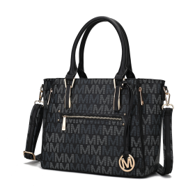 MKF Collection Siena Women's Tote Handbag by Mia k (Color: Black)