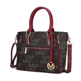 MKF Collection Siena Women's Tote Handbag by Mia k (Color: Red)