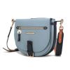 MKF Collection Drew Vegan Leather Color Block Women's Shoulder Bag by Mia k