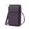 MKF Collection Caddy Vegan Leather Women Phone Wallet Crossbody by Mia k