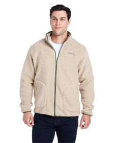 Men's Rugged Ridge™ II Sherpa Full-Zip Fleece Jacket - BLACK - XL (Color: ANCIENT FOSSIL)