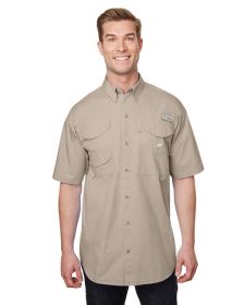 Men's Bonehead™ Short-Sleeve Shirt - WHITE - 3XL (Color: FOSSIL)