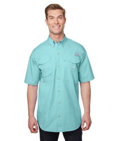 Men's Bonehead™ Short-Sleeve Shirt - WHITE - 3XL (Color: GULF STREAM)