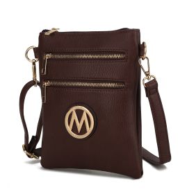 MKF Collection Medina Crossbody Handbag by Mia K (Color: Coffee)