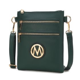 MKF Collection Medina Crossbody Handbag by Mia K (Color: Olive)