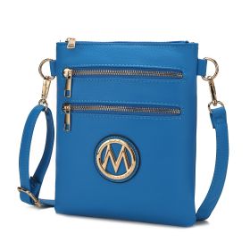 MKF Collection Medina Crossbody Handbag by Mia K (Color: Royal)