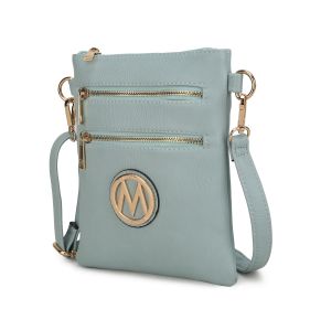 MKF Collection Medina Crossbody Handbag by Mia K (Color: Seafoam)