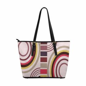 Large Leather Tote Shoulder Bag - Multicolor Handbag (size: One Size)