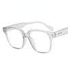 Fashion Square Glasses Frame Women Men Anti Blue Light Oversized Eyewear Optical Spectacle Goggles Leopard Eyeglass