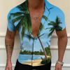 2022 New Beach Shirts Hawaiian Style Tops