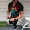 Summer Hot Hawaiian Men's Shirt 3D Digital Print Parrot Shirt