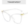 Fashion Cat Eye Glasses Frame Women Men Anti Blue Light Eyewear Optical Spectacle Goggles Oversized Eyeglass