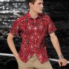 2022 Men's Summer Lapel T-Shirt Shirts Hawaiian Short Sleeve Shirts short sleeve