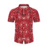 2022 Men's Summer Lapel T-Shirt Shirts Hawaiian Short Sleeve Shirts short sleeve