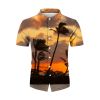 Summer hot sale Hawaii 3D digital print men's shirt