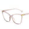 Fashion Cat Eye Glasses Frame Women Men Anti Blue Light Eyewear Optical Spectacle Goggles Oversized Eyeglass