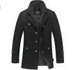 New Winter Wool Coat Slim Fit Jackets Mens Casual