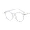 Fashion Round Glasses Frame Women Men Anti Blue Light Leopard Eyewear Optical Spectacle Goggles Eyeglass