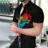 Summer Hot Hawaiian Men's Shirt 3D Digital Print Parrot Shirt