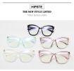 Fashion Cat Eye Glasses Frame Women Men Anti Blue Light Eyewear Optical Spectacle Goggles Oversized Eyeglass