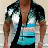 Summer Hot Hawaiian Men's Shirts 3D Digital Printing