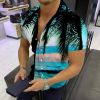 Summer Hot Hawaiian Men's Shirts 3D Digital Printing