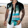 Summer Hot Hawaiian Men's Shirts 3D Digital Printing