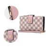 Solene Circular Print Vegan Leather Women Wristlet Wallet