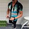 Summer Hot Hawaiian Men's Shirts 3D Digital Printing